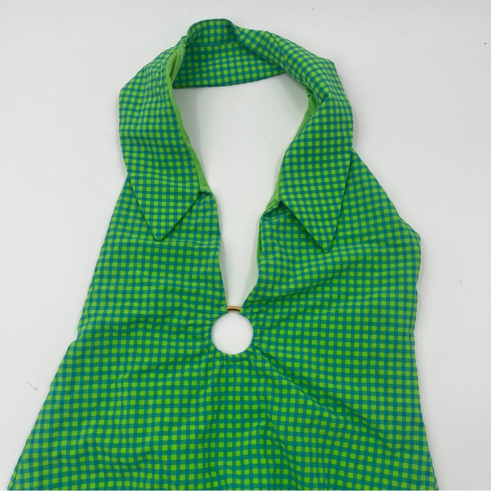 WEWOREWHAT - NWOT- Spread Collar Plunge O Ring One Piece Swimsuit - Size Large - Picture 2 of 8